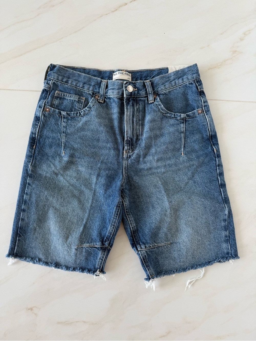 NWT Free People Ghost Town Long Shorts - Picture 4 of 7
